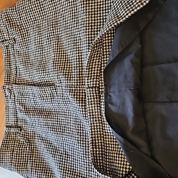 Cupcakes & Cashmere Houndstooth Wool Blend Skirt - Picture 5 of 5